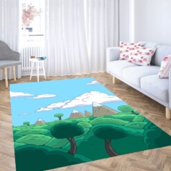 Popular Place Adventure Time Living Room Modern Carpet Rug