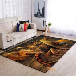 Portgas D Ace One Piece Area Rug