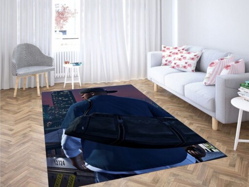 Potrait Watch Dogs Game Living Room Modern Carpet Rug