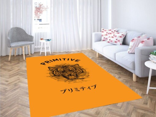 Primitive Tiger Living Room Modern Carpet Rug