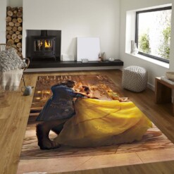 Princess Belle Rug  Custom Size And Printing