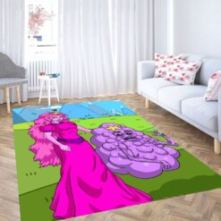 Princess Bubblegum Another Style Cartoon Carpet Rug