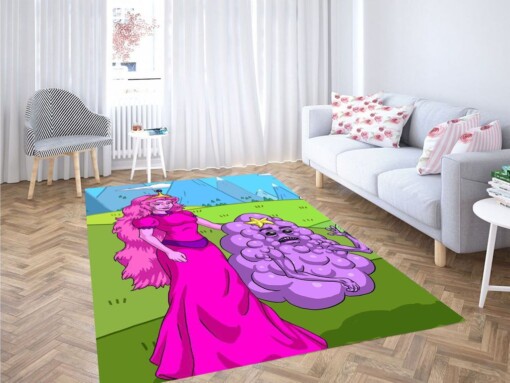 Princess Bubblegum Another Style Cartoon Living Room Modern Carpet Rug