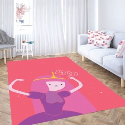 Princess Bubblegum Hello Carpet Rug