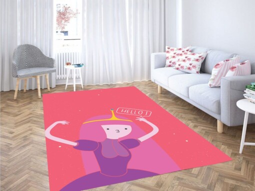 Princess Bubblegum Hello Living Room Modern Carpet Rug