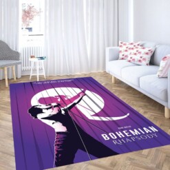 Queen Bohemian Rhapsody Living Room Modern Carpet Rug