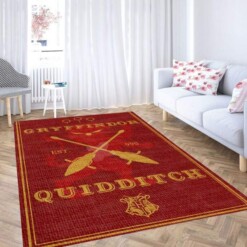 Quidditch Gryffindor Carpet Rug