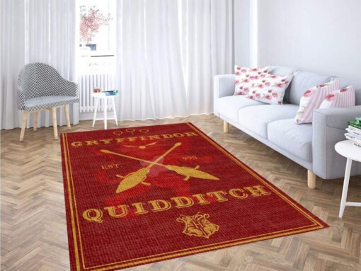 Quidditch Gryffindor Carpet Rug