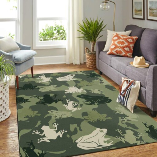 Quilt Camo Frog Mk Carpet Area Rug