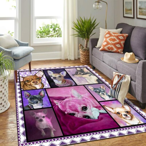Quilt Chihuahua Mk Carpet Area Rug