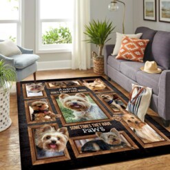 Quilt Yorkie Angels Dont Always Have Wings Mk Carpet Area Rug