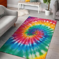 Rainbow Tie Dye Area Rug