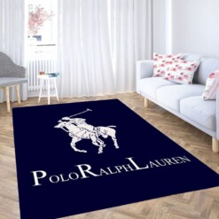 Ralph Lauren Polo Blue Living Room Modern Carpet Rug