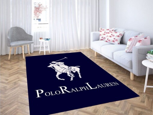 Ralph Lauren Polo Blue Living Room Modern Carpet Rug