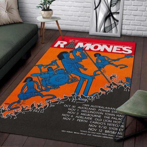 Ramones Australian Tour Area Rug