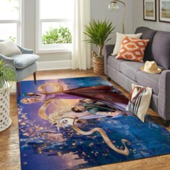 Rapunzel And Flynn Rider Area Rug