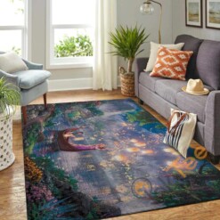 Rapunzel And Flynn Rider Area Rug