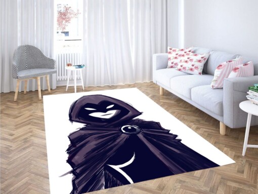 Raven Painting Dc Comics Living Room Modern Carpet Rug