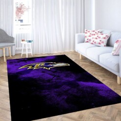 Ravens Wallpaper Carpet Rug