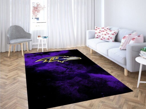 Ravens Wallpaper Living Room Modern Carpet Rug