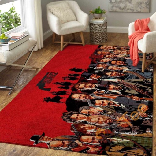 Red Dead Redemption Area Rug