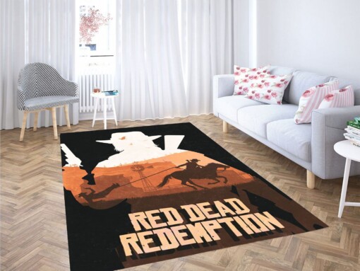 Red Dead Redemption Art Carpet Rug