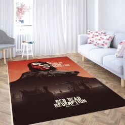 Red Dead Redemption Living Room Modern Carpet Rug