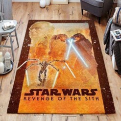 Revenge Of The Sith Star Wars SuperHeros Rug  Custom Size And Printing