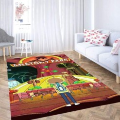 Rick And Morty Anatomy Park Carpet Rug