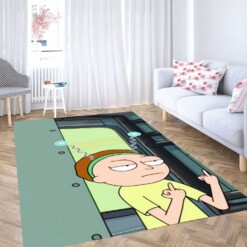 Rick And Morty Couple Carpet Rug