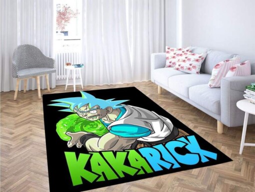 Rick And Morty Dragon Ball Z Carpet Rug