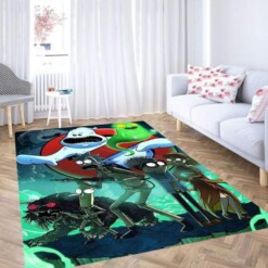 Rick And Morty Ghostbuster Carpet Rug