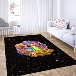 Rick And Morty Logo Carpet Rug