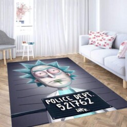 Rick And Morty Prisoner Carpet Rug