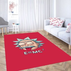 Rick And Morty Rick Einstein Carpet Rug