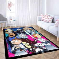 Rick And Morty Star Wars Carpet Rug