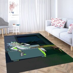 Rick And Morty Wallpaper Carpet Rug