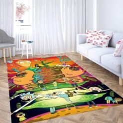 Rick And Morty Wallpapers Carpet Rug