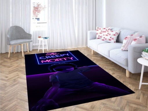 Rick Morty Aesthetic Living Room Modern Carpet Rug