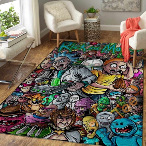 Rick Morty Area Rug