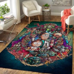 Rick Morty Area Rug