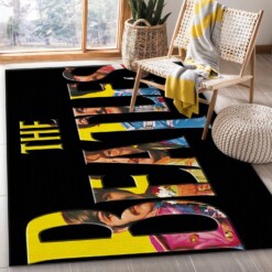 Rock Band Logo Rug  Custom Size And Printing