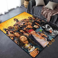 Rock Legends Area Rug