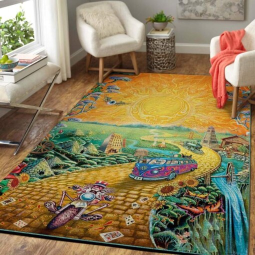 Rock Stars Grateful Dead Area Rug