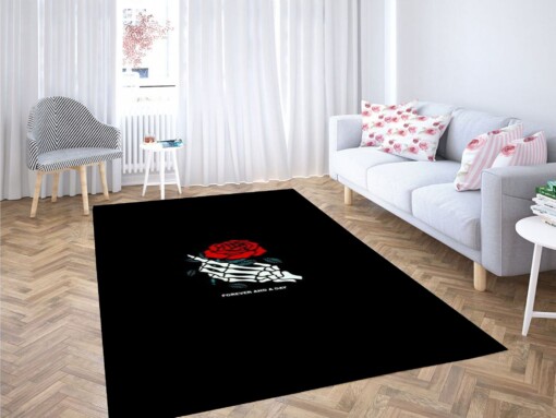 Rose Darkness Carpet Rug