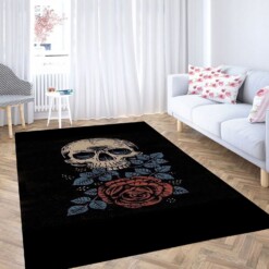 Rose Wallpaper Carpet Rug