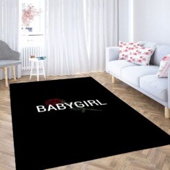 Roses And Babygirl Carpet Rug