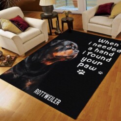 Rottweiler Really Cute Rug