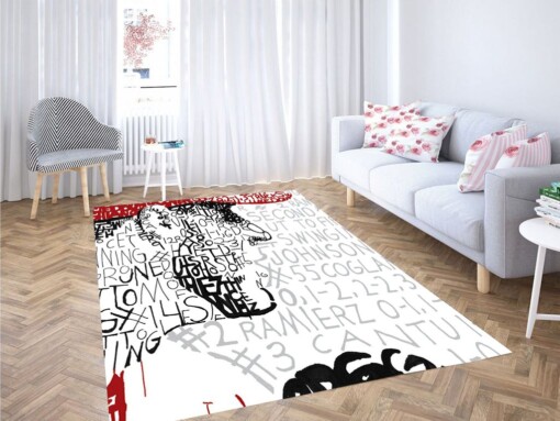 Roy Halladay Artwork Living Room Modern Carpet Rug