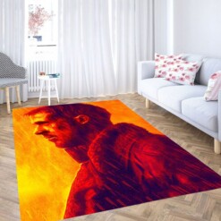 Ryan Gosling Red Light Blade Runner Living Room Modern Carpet Rug